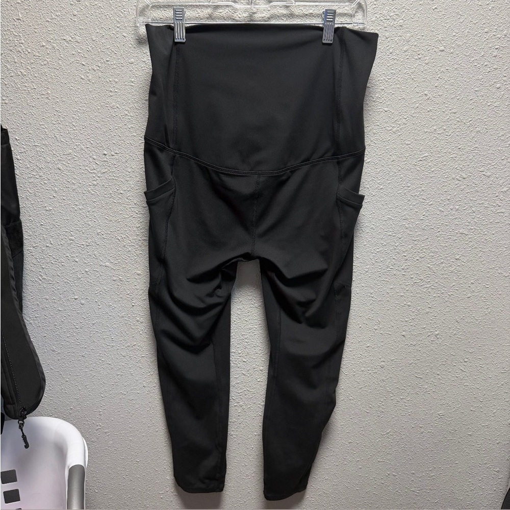 Fabletics MATERNITY Black High-Waisted Leggings